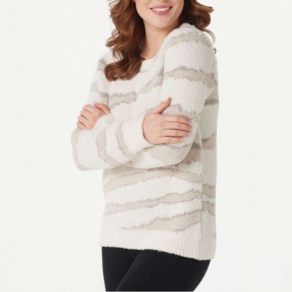 Barefoot Dreams Cozychic Lite Seaside Crewneck Pullover